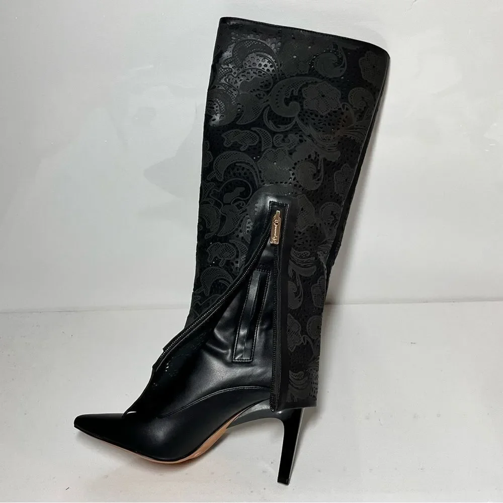 Jessica Simpson Brykia Cuffed Pointed Toe Tall Boots